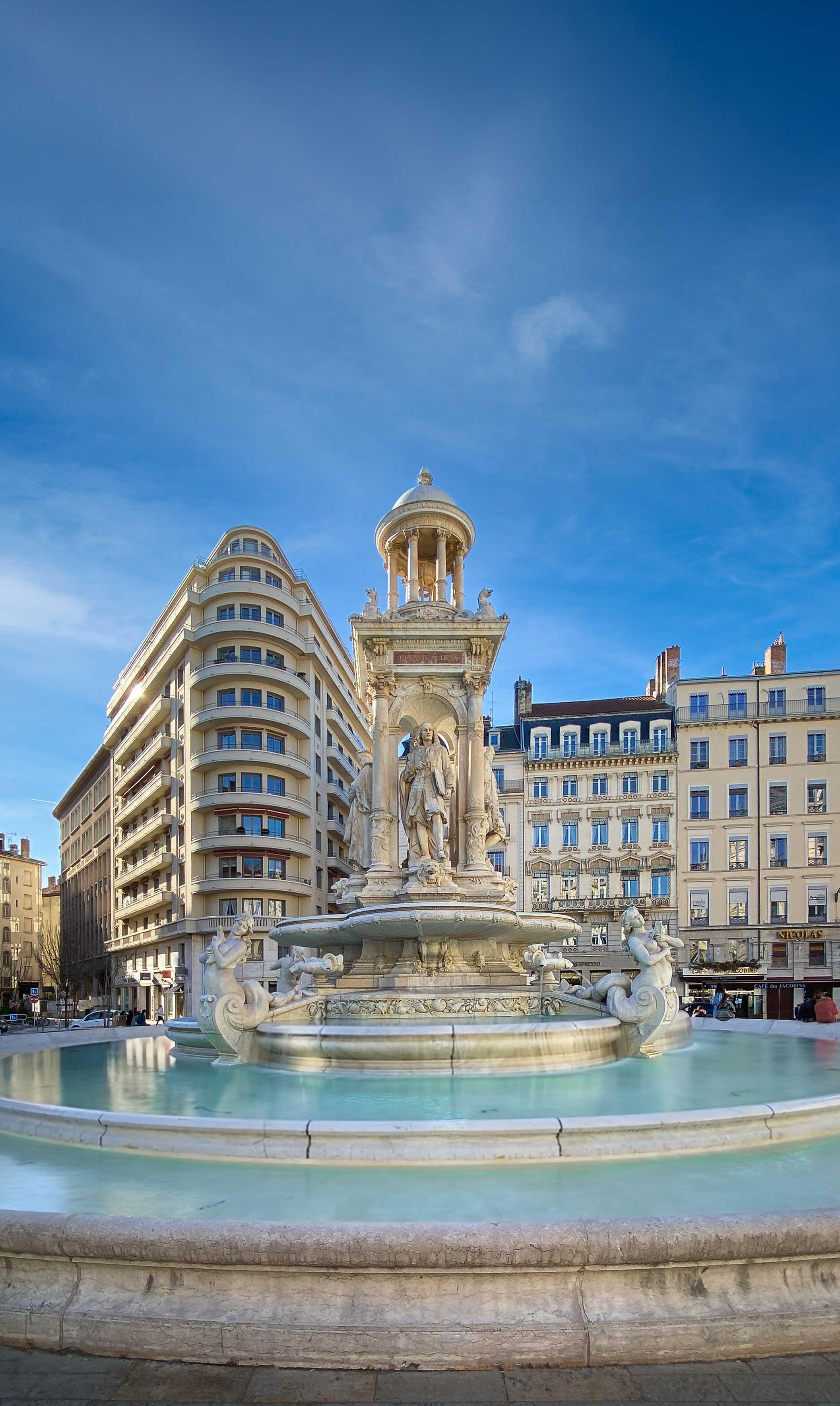 Fontaine des Jacobins, Lyon, à deux pas des bureaux UBG